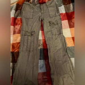 free people cargo pants unworn (wrinkled bc they’ve been sitting in my closet)